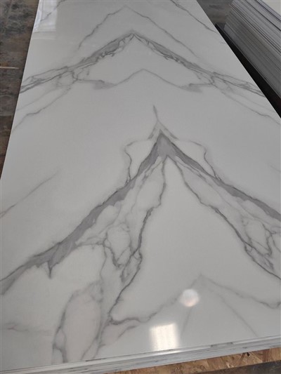 Високо гланцов UV мраморен лист E1